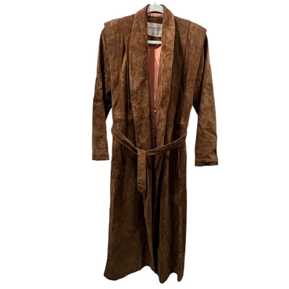 VINTAGE GABRIEL LEVY FOR NATIONAL AMERICAN LEATHER Suede Leather Coat